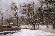 Camille Pissarro Belphegor Xi'an Snow Germany oil painting artist